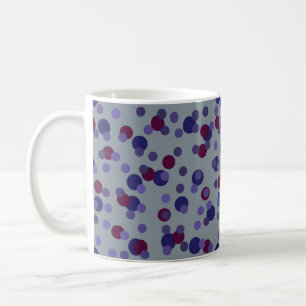 Berry, Violet and Purple dots Coffee Mug