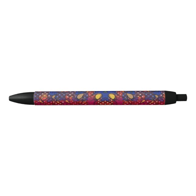 Berry Wall Black Ink Pen (Front)