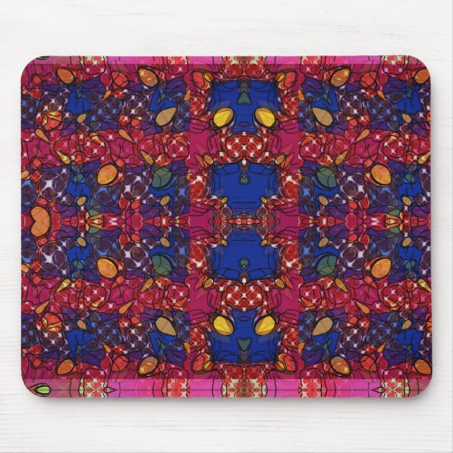 Berry Wall Mouse Mat (Front)