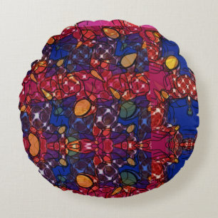 Berry Wall Round Cushion