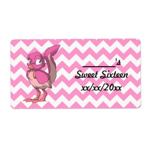 Berry Yogurt Reptilian Bird Wine or Water Bottle