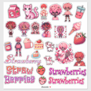 Berrylicious Delights: 30-Piece Strawberry Theme