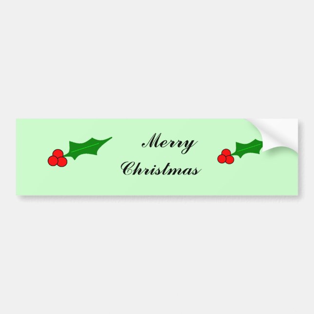 Berrys, Berrys, Merry, Christmas Bumper Sticker (Front)