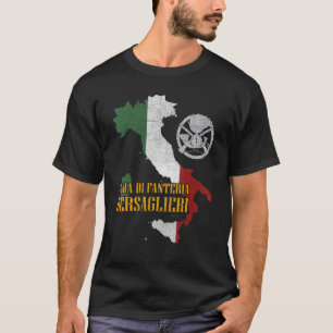 Bersaglieri Italian Infantry Special Force Militar T-Shirt