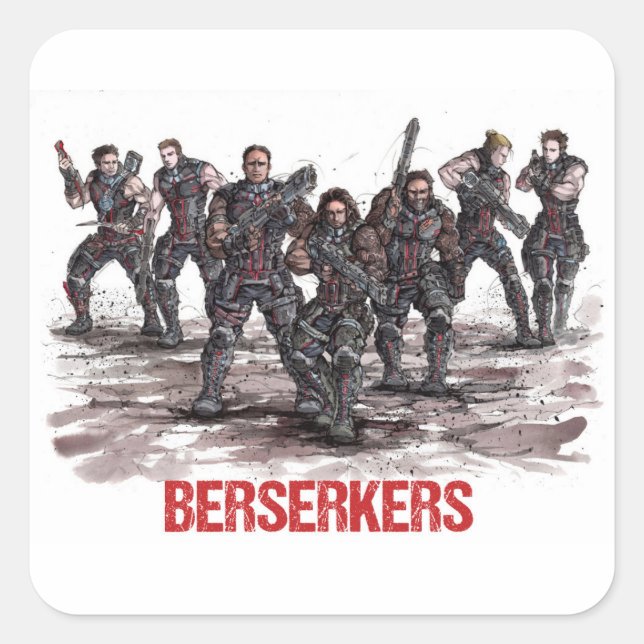 Berserkers Stickers (Front)