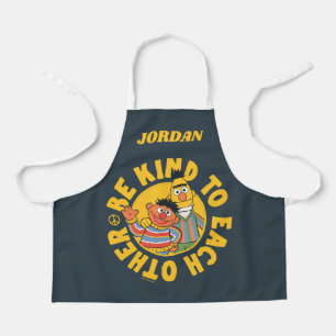 Bert and Ernie   Be Kind   Add Your Name Apron
