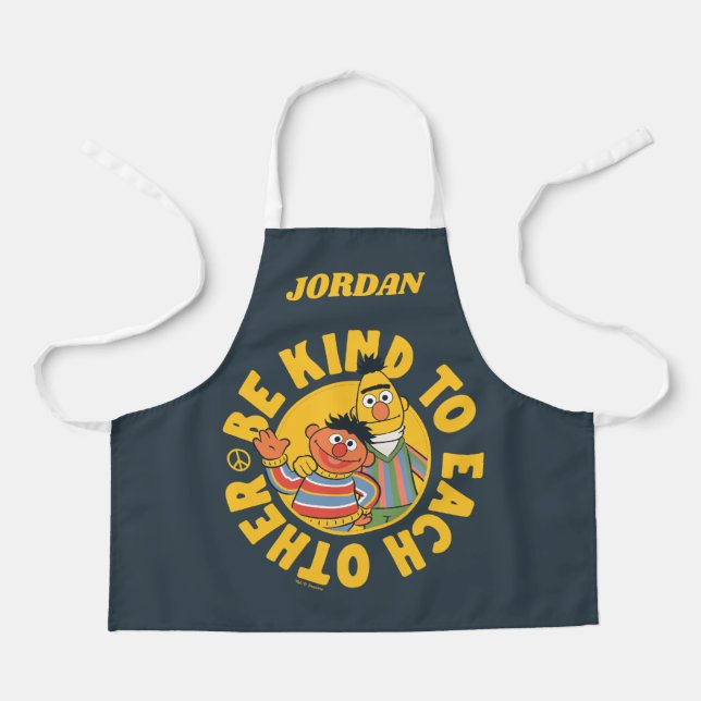 Bert and Ernie | Be Kind | Add Your Name Apron (Front)