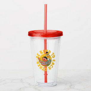 Bert and Ernie Be Kind to Each Other Acrylic Tumbler