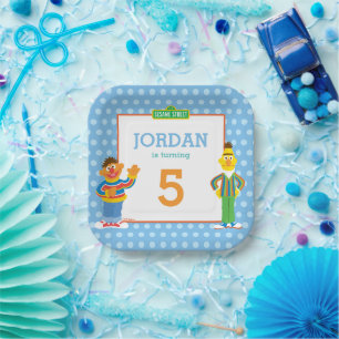 Bert and Ernie Birthday Paper Plate