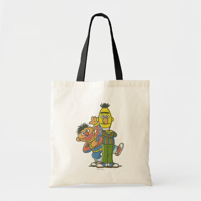 Bert and Ernie Classic Style Tote Bag (Front)