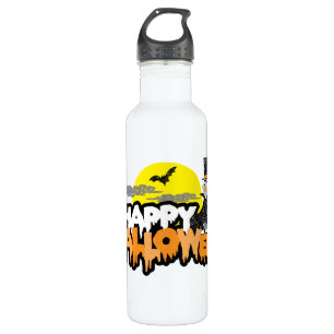 Bert and Ernie   Happy Halloween 710 Ml Water Bottle