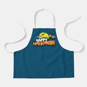 Bert and Ernie   Happy Halloween Apron