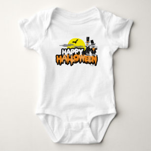 Bert and Ernie   Happy Halloween Baby Bodysuit
