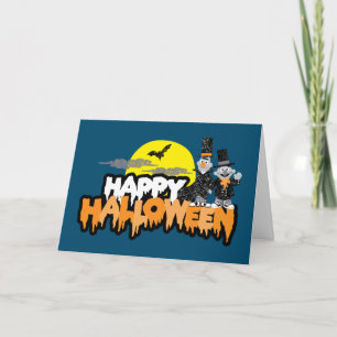 Bert and Ernie Happy Halloween Card