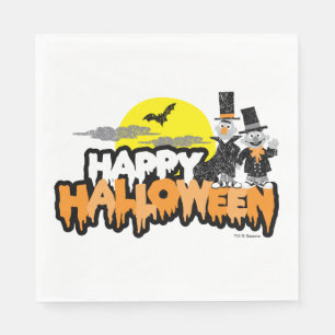 Bert and Ernie   Happy Halloween Napkin