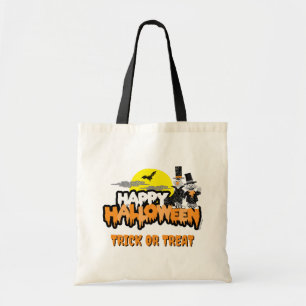 Bert and Ernie Happy Halloween Tote Bag