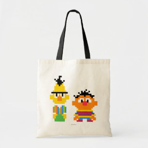 Bert and Ernie Pixel Art Tote Bag