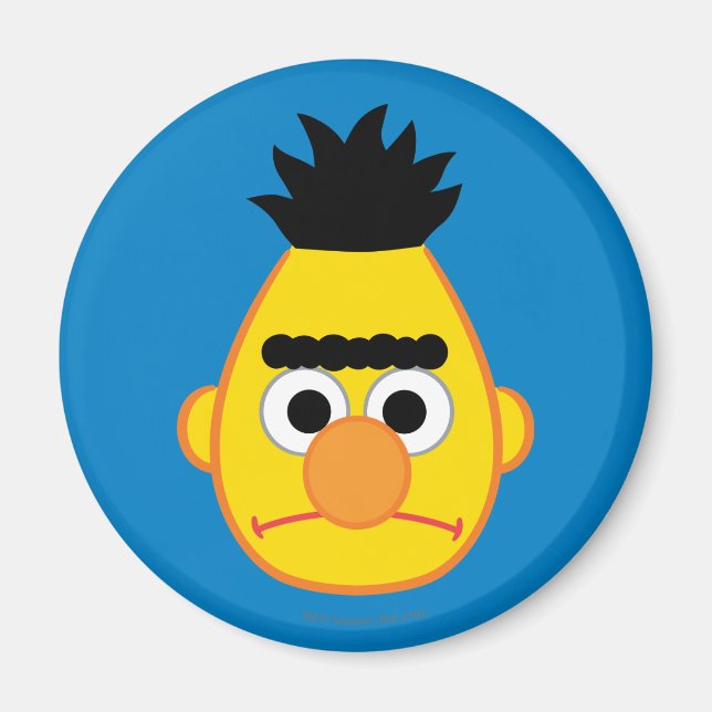 Bert Angry Face Magnet (Front)