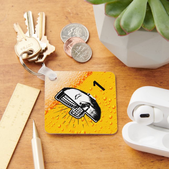 Bert Basket Disc Golf Bag Tag Key Ring (Desk)