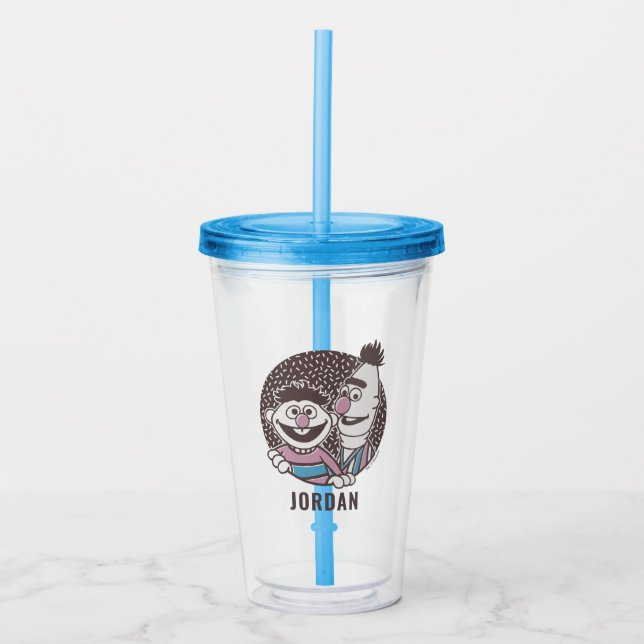 Bert & Ernie | Bros Acrylic Tumbler (Front)