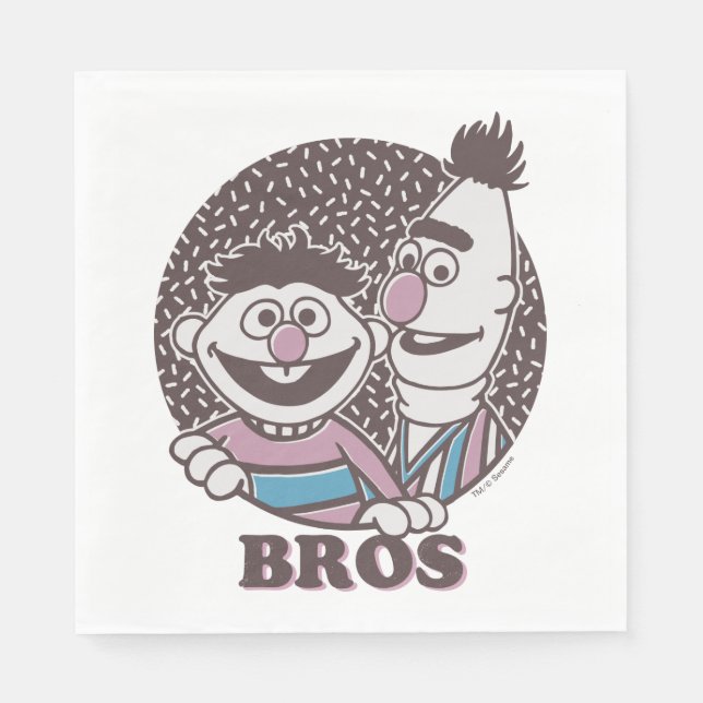 Bert & Ernie | Bros Napkin (Front)