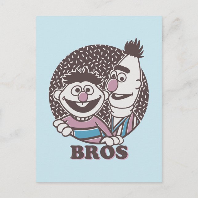 Bert & Ernie | Bros Postcard (Front)