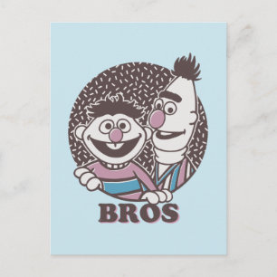 Bert & Ernie   Bros Postcard