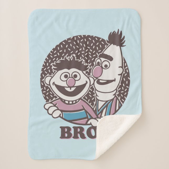 Bert & Ernie | Bros Sherpa Blanket (Front)
