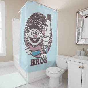 Bert & Ernie Bros Shower Curtain