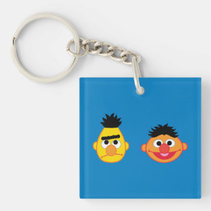 Bert & Ernie Emojis Key Ring