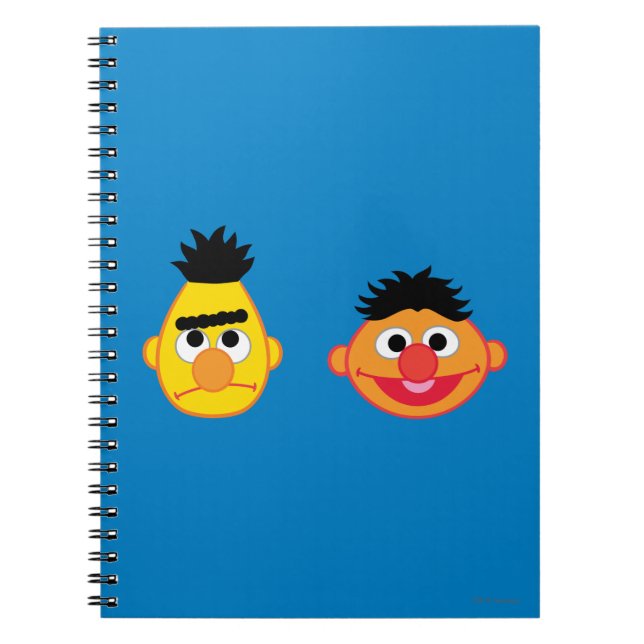 Bert & Ernie Emojis Notebook (Front)