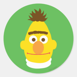 Bert Face Classic Round Sticker