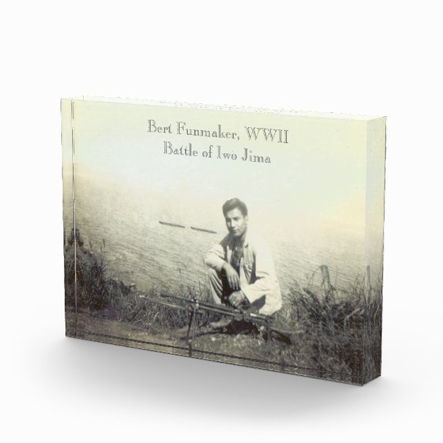 Bert Funmaker WWII Photo Block (Right)
