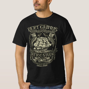 Bert Grimm World Famous Tattoo Studio 1954  T-Shirt
