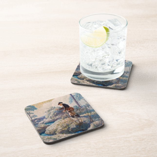Bert McCorrison by Newell Convers Wyeth Coaster (Right Side)