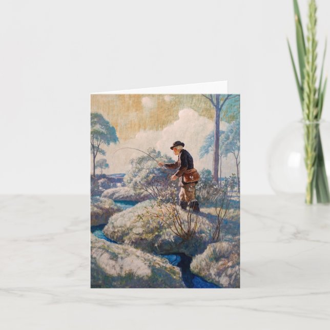 Bert McCorrison by Newell Convers Wyeth Thank You Card (Front)