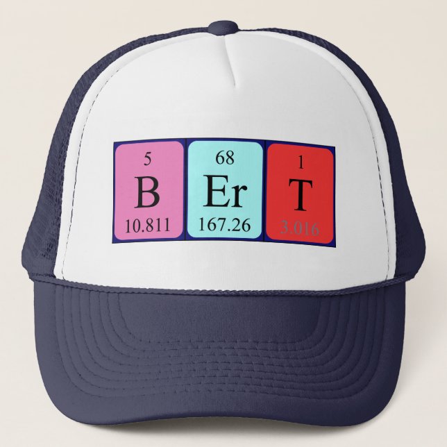 Bert periodic table name hat (Front)