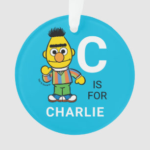 Bert Personalised Name with Photo Ornament