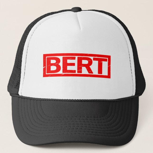 Bert Stamp Trucker Hat (Front)