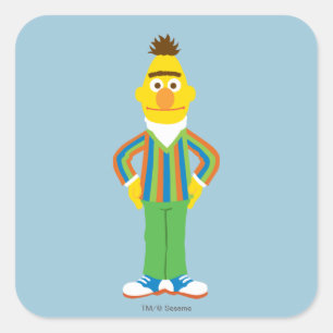 Bert Standing Square Sticker