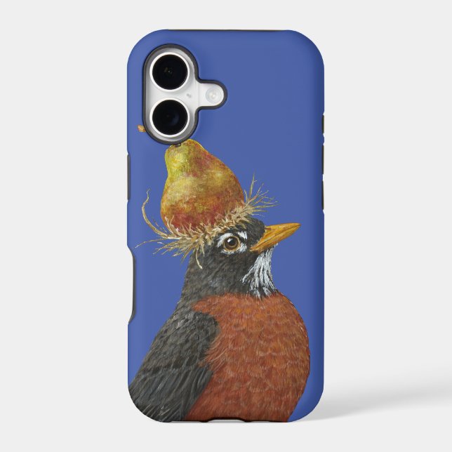 Berta the robin Tough iPhone X Case (Back)