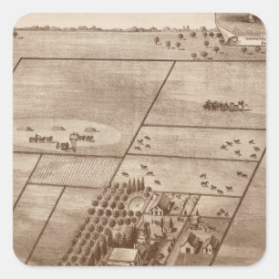 Bertch ranch square sticker