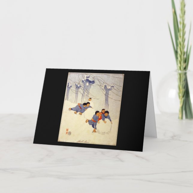 Bertha Boynton Lum Snowballs Card (Front)