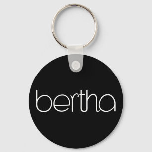 Bertha white Keychain