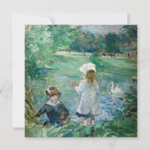 Berthe Morisot - Beside a Lake / Au bord du lac Invitation