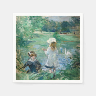 Berthe Morisot - Beside a Lake / Au bord du lac Napkin