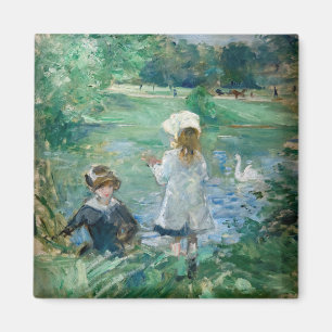 Berthe Morisot - Beside a Lake Magnet