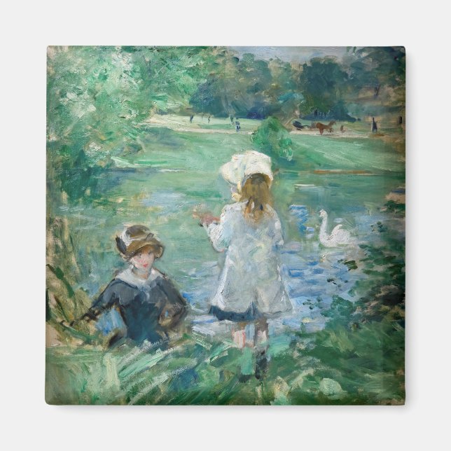 Berthe Morisot - Beside a Lake Magnet (Front)