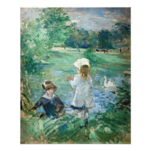Berthe Morisot - Beside a Lake Photo Print