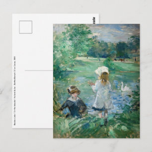 Berthe Morisot - Beside a Lake Postcard